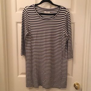 Madewell Stripe Shift Dress